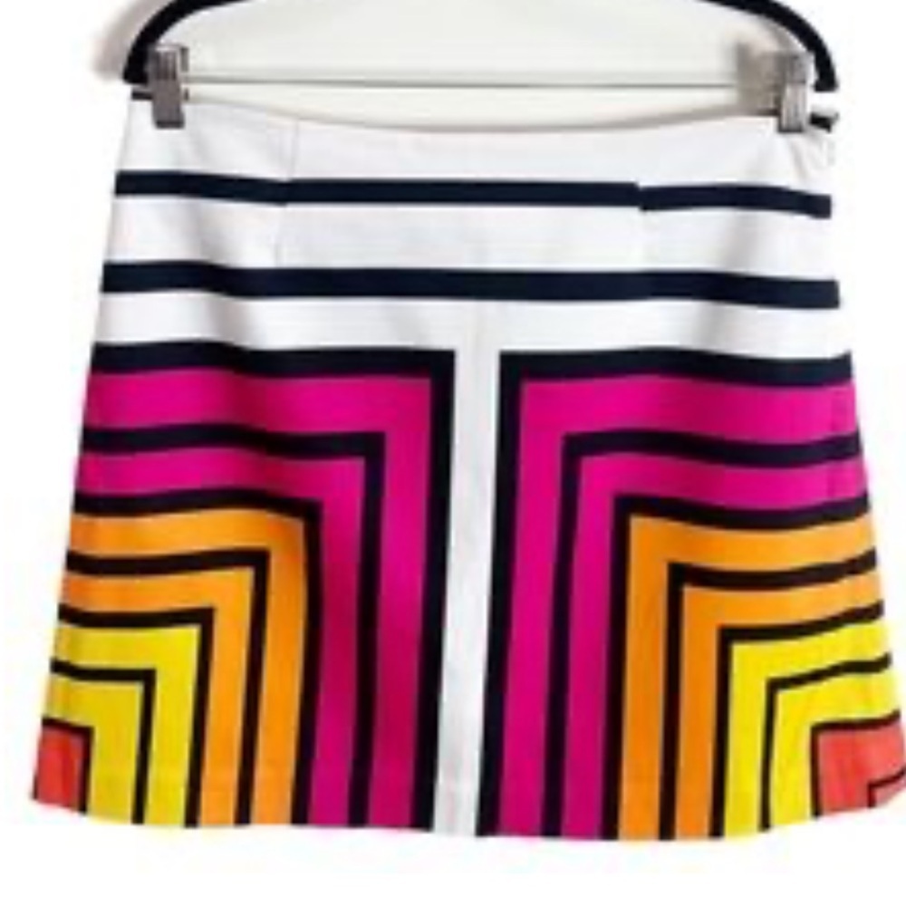 Geometric Colorblock Skirt - Picture 4 of 14